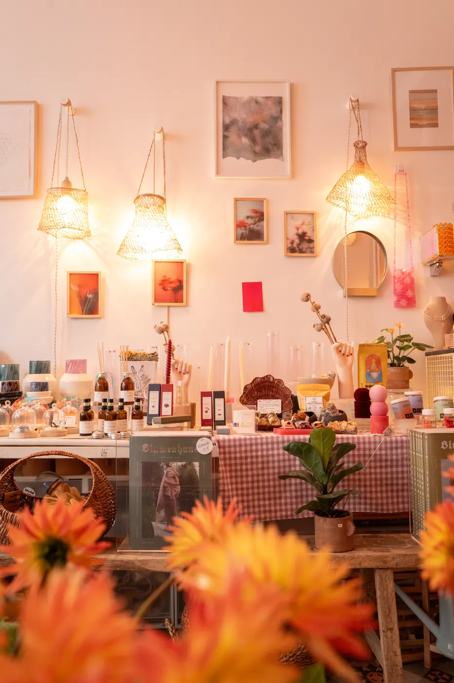 Intérieur de la boutique